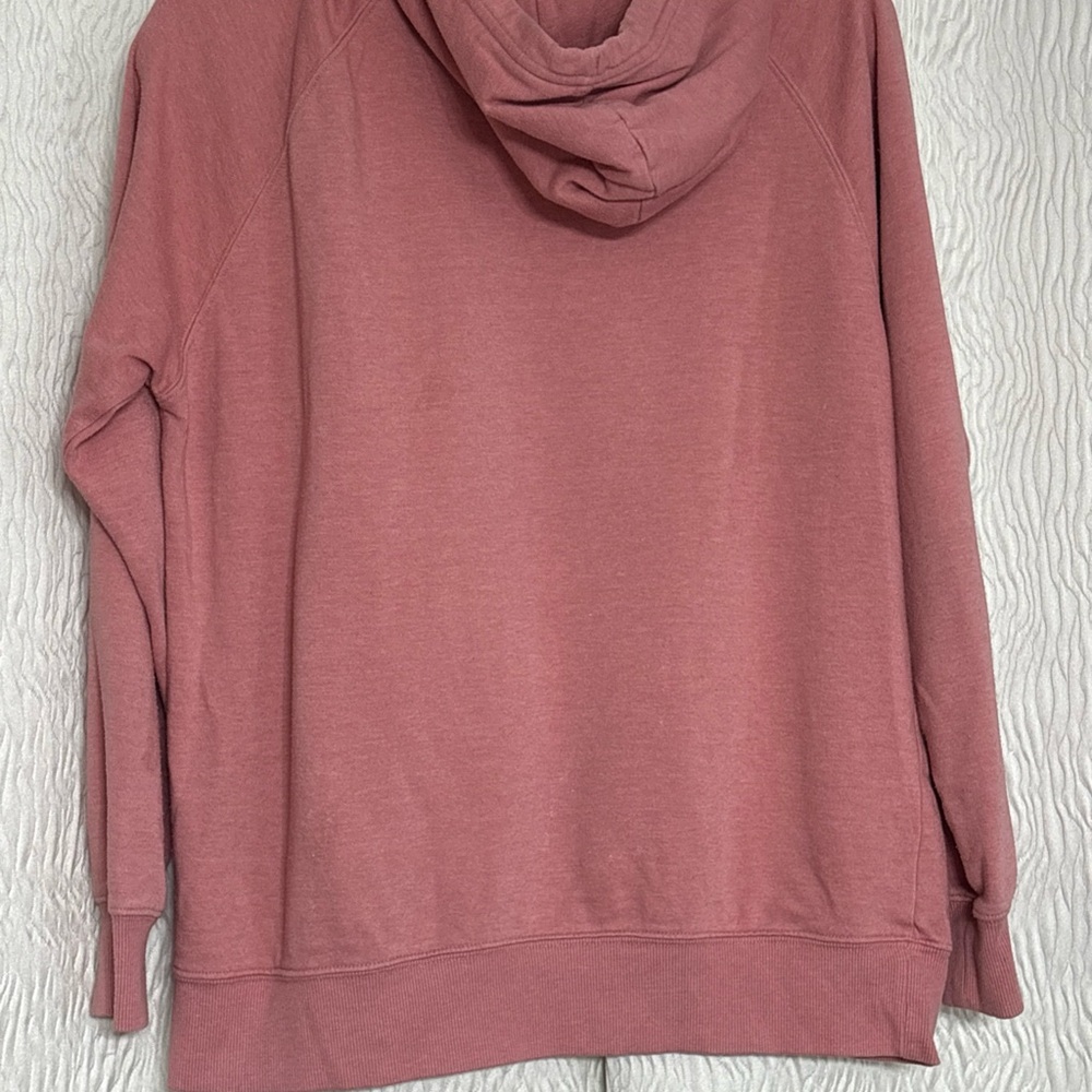 North Face Hoodie Women’s Pink Pullover  Sweatshirt Hiking Outdoors-Size Medium - Picture 4 of 4